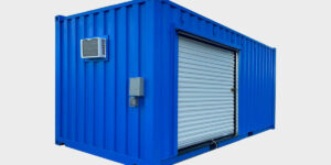 8’ x 20’ x 8'6" Custom Office with Roll Up Door ISO Container