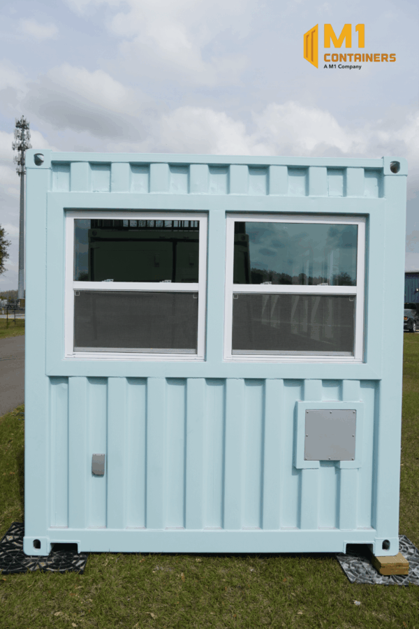8’ x 20’ x 8’6” Custom Office with Counter ISO Container - Image 5
