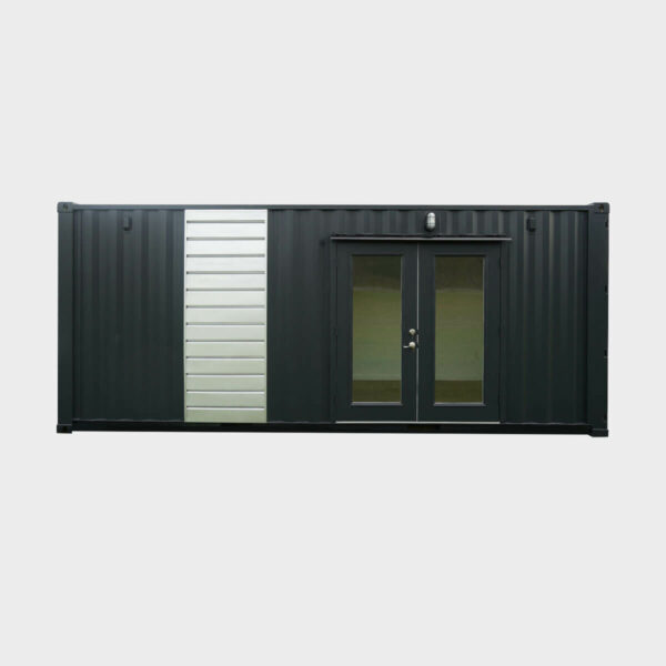 8’ x 20’ x 8’6” Custom Office with Double Door ISO Container - Image 2