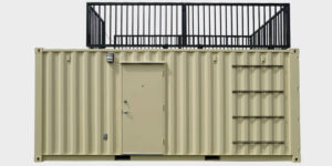 8’ x 20’ x 8’6” Custom Air Monitoring Office ISO Container