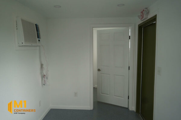 8’ x 20’ x 8’6” Custom Office with Bathroom ISO Container - Image 4
