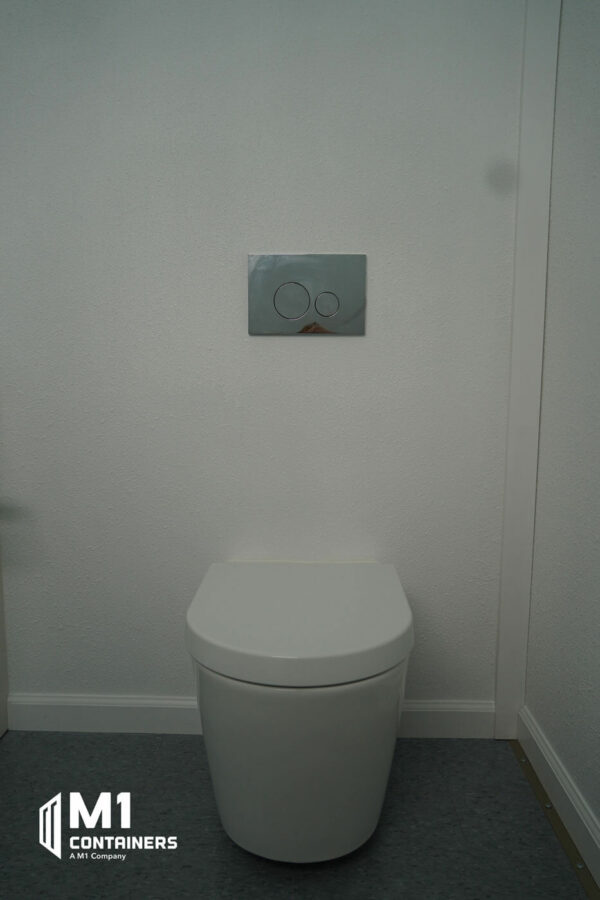 8’ x 20’ x 8’6” Custom Office with Bathroom ISO Container - Image 3