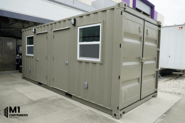8’ x 20’ x 8’6” Custom Double Office ISO Container - Image 8