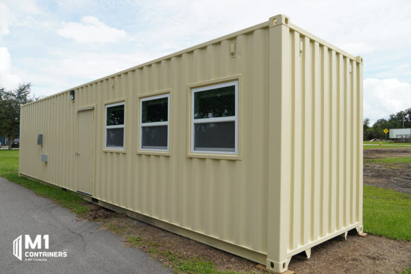 8’ x 40’ x 9’6” Custom Open Bay Office ISO Container - Image 6