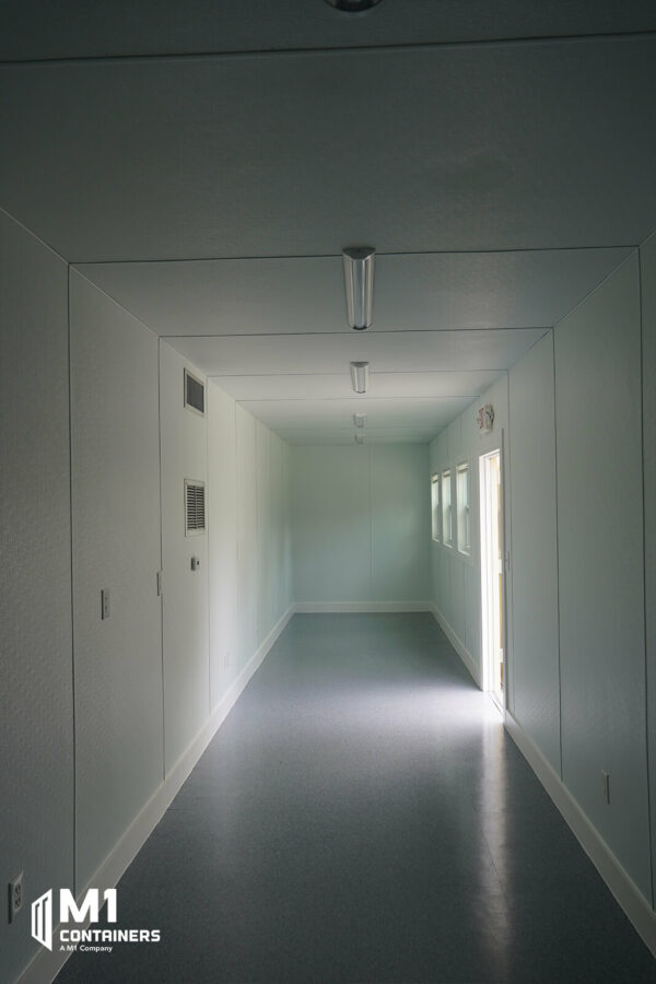 8’ x 40’ x 9’6” Custom Open Bay Office ISO Container - Image 2