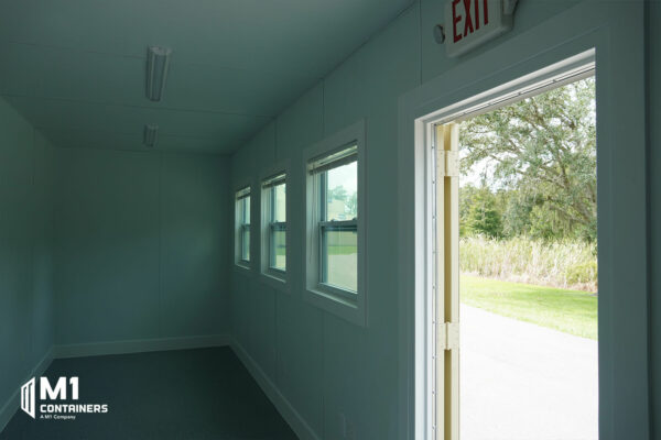 8’ x 40’ x 9’6” Custom Open Bay Office ISO Container - Image 3
