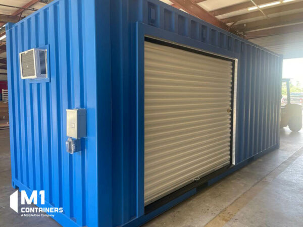 8’ x 20’ x 8'6" Custom Office with Roll Up Door ISO Container - Image 3