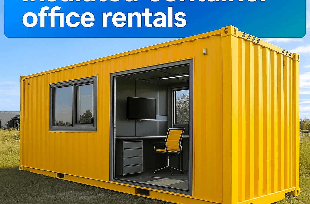 The Ultimate Guide to Insulated Container Office Rentals: Comfort, Efficiency, and Flexibility for Your Workspace Needs