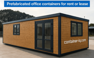 Your Guide to Prefabricated office containers for rent or lease