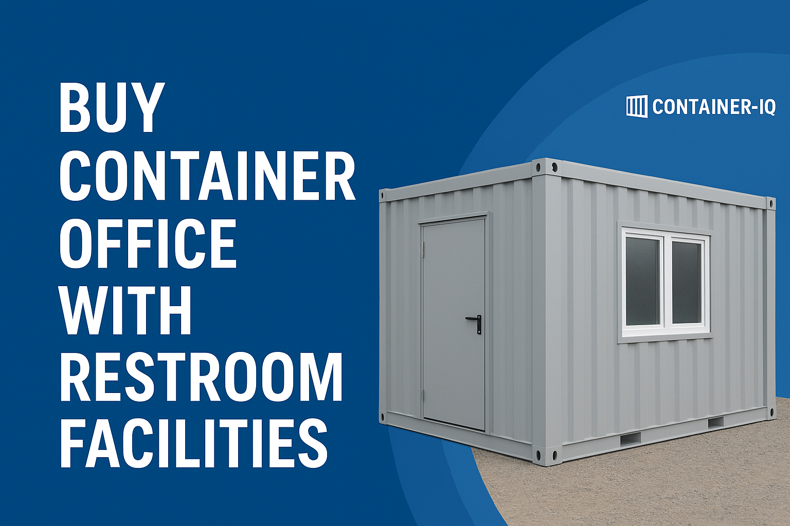 Buy container office with restroom facilities