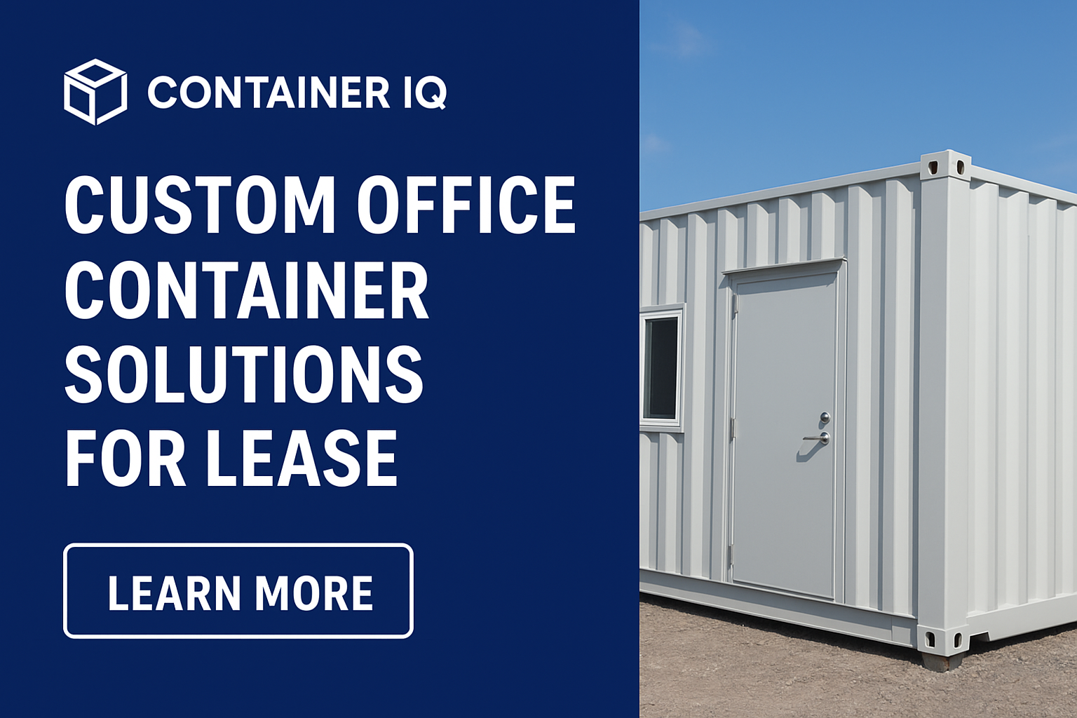 Custom Office Container Solutions for Lease